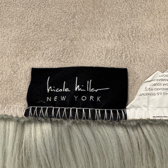 Faux Fur Shag Accent Rug- Nicole Miller - Picture 5 of 14